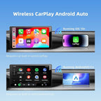 4-in-1 Wireless CarPlay Android Auto Adapter Magic AI Box Built-in Play Store Video Apps, Supports TF Card & USB Drive, USB/Type-C, Fits for Built-in Wired CarPlay Car - Image 2