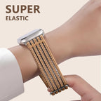 Braided Stretchy Band Compatible with Apple Watch Bands 38mm 40mm 41mm 42mm 44mm 45mm 46mm 49mm for Women Men, Adjustable Nylon Solo Loop Elastic Straps for iWatch Series 10 9 8 7 6 5 4 3 2 1 SE Ultra - Image 4