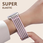 Braided Stretchy Band Compatible with Apple Watch Bands 38mm 40mm 41mm 42mm 44mm 45mm 46mm 49mm for Women Men, Adjustable Nylon Solo Loop Elastic Straps for iWatch Series 10 9 8 7 6 5 4 3 2 1 SE Ultra - Image 5