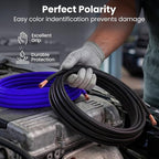 GEARit 8 Gauge Battery Cables, 25 Ft Each Black & Blue 8 AWG CCA Power/Ground Wire Set for Car Audio Amp, Automotive Battery, RV, Trailer and Inverter Wiring - Image 8