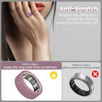 Ring Cover for Oura Ring Gen 4/ Gen 3, Anti-Scratch Elastic Silicone Oura Ring Case Protector for Men Women Working Out Gym (10Collors-2, S (6/7/8/9/10)) - Image 3