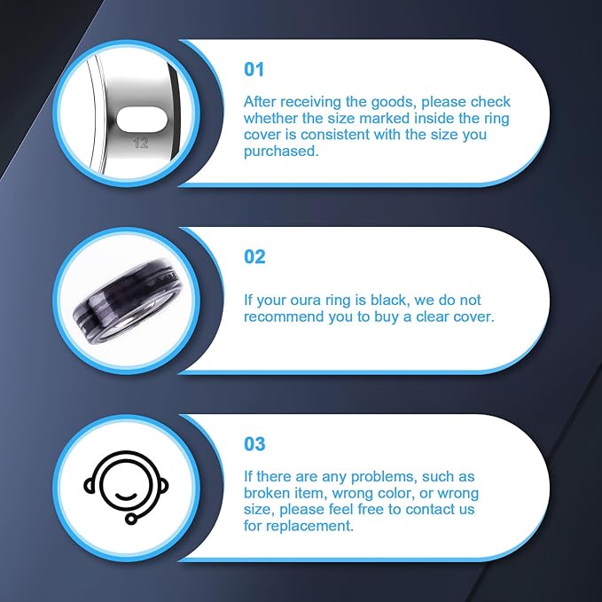 3 Pack Cover Compatible with Oura Ring Gen 4/Oura Ring Gen 3 Horizon/Heritage, Support Charging with Cover on, Anti-Scratch TPU Protector for Men Women (Silver*3, Size 6) - Image 8