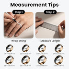 PAXAM Smart Ring for Women&Men 7-Day Battery,No Subscription Fee-Health/Activity Tracker with Sleep Monitor, Stress/HRV Tracking, Women's Health, iOS&Android Compatible (Rose Gold, 11) - Image 3