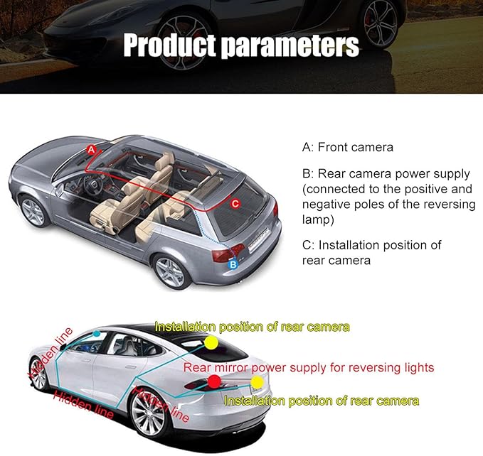 Inch LCD-Screen 1080P 3 Channel for Car Camera 1080P Video Recorder Dashcam View Camera Accessory - Image 9