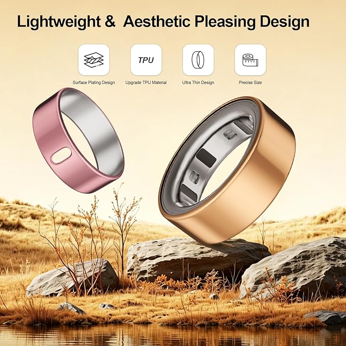 3 Pack Ring Cover Compatible with Oura Ring Gen 4/Oura Ring Gen 3 Horizon/Heritage-Size 6,Support Charging with Cover on,Anti-Scratch Ultra-Thin TPU Ring Protector for Men Women,Silver+Rosegold+Pink - Image 3