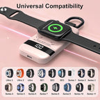 5W Fast Portable Charger for Apple Watch, 2500mAh iWatch Charger for Apple Watch Series 11 1-10/Ultra 3 1-2/SE 3 1-2, Mothers Gifts for Mom from Son Daughter (Pink-Mom) - Image 5