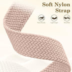 Dirrelo Braided Magnetic Stretchy Nylon Band Compatible for Apple Watch Bands Women 40/41/38/42/44/45/46/49mm, Designer Dressy Infinity Elastic Strap for iWatch Series 11 10 9 8 7 6 5 4 SE/Ultra 3 2 1 - Image 3