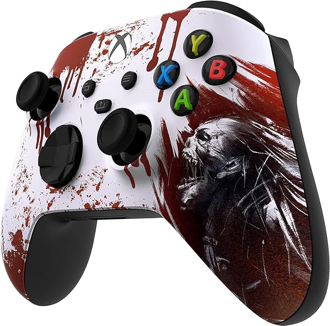 Custom Controllerzz Wireless Controller for Microsoft Xbox Series X/S & Xbox One - Custom Soft Touch Feel - Custom Series X/S Controller (X/S Bloody Zombie) - Image 4