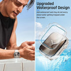 Goton Waterproof Case Compatible for Apple Watch Series 11/10 Screen Protector 42mm, Hard Bumper with Tempered Glass for iWatch 11 Cover 42 mm - Image 3