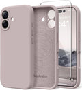 Magnetic for iPhone 17 Case, Compatible with MagSafe, [Full Camera Protection][Screen Protector] Silicone Shockproof Protective Phone Case for iPhone 17 6.3", Hazel by SUYDANBOX