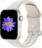 Sport Bands Compatible with Apple Watch 42mm 44mm 45mm 46mm 41mm 38mm 40mm 49mm for Women Men, Soft Silicone Strap for iWatch Wristband Series Ultra SE 11 10 9 8 7 6 5 4 3 2 1 by Cindgress