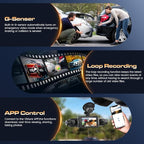 4 Channel Dash Cam 360° View Front and Rear Inside, 3" Display 1080P Dash Camera for Cars Left Right, WiFi APP Control, G-Sensor, IR Night Vision, Loop Recording, with Free 64GB Card - Image 5
