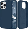 GolbinBox Magnetic for iPhone 16 Pro Max Case, Compatible with MagSafe, [Soft Anti-Scratch Microfiber Lining], Liquid Silicone Shockproof Protective Phone Case for iPhone 16 Pro Max, Dark Blue by GolbinBox