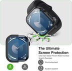 6 Pack Case with Tempered Glass Screen Protector Compatible with Apple Watch Series 10/11 42mm, Ultra-Thin Scratch Resistant Hard PC Cover for iWatch 42mm - Image 4