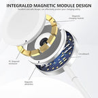 Charger for Apple Watch with USB C Fast Charger Block,Upgraded USB C Fast iPhone Watch Charger [MFi Certified] 6FT Magnetic Charging Cable for iWatch Series SE/9/8/7/6/5/4/3/2/1 - Image 4
