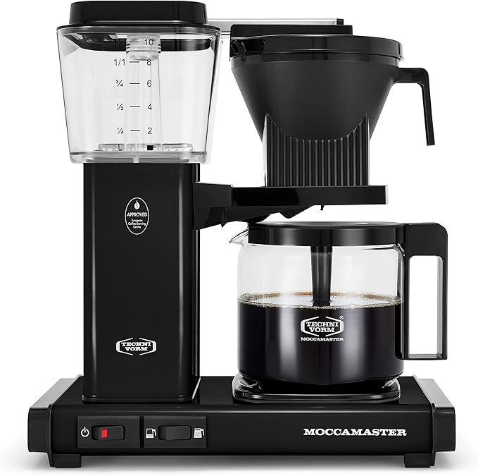 Technivorm Moccamaster 53937 KBGV 10-Cup Coffee Maker Black, 40 Ounce, 1.25l by TechnivormMoccamaster