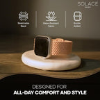 Solace Bands Imperium Adapt Wide Adjustable Nylon Braided Watch Band - Compatible with All Apple Watches - Solace Apple Watch Bands for Women & Men - Smart Watches Band Series 11-1, Ultra, SE - Image 8