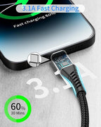USB A to USB C Cable 2ft, 2 Pack Braided USB Type C Cable Fast Charging Cord, 2 ft USB to USB-C Cable for Car iPhone 15 16 17 Pro Max, iPad Air Pro, Samsung Galaxy S24 S23 Ultra, USBA to USBC Cable - Image 4