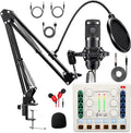 Podcast Equipment Bundle, BM-800 Podcast Microphone Bundle-Voice Changer with Mic Arm-Studio Condenser Microphone for Phone, PC, DJ, Perfect for Video Recording, Streaming Media, Gaming and Singing by EnjoyYourLifewithsktome