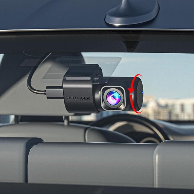 REDTIGER Original 2.5K Rear Camera and Dual USB C Rear Cam Cable for F17 Elite Dash Cam - Image 4