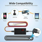 Dash Cam Hardwire Kit, 12V-24V to 5V/3A with Voltage Display 24/7 Parking Mode Acc Detection 3-Level Low Voltage Protection (11.6V/12V/12.4V) Car Dash Camera Charger Power Cord - Image 2