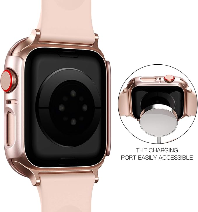 6 Pack Case for Apple Watch SE 3 (2025)/SE 2/SE/Series 6/5/4 44mm with Tempered Glass Screen Protector, Hard PC Ultra-Thin Scratch Resistant Protective Cover for iWatch 44mm Accessories - Image 6