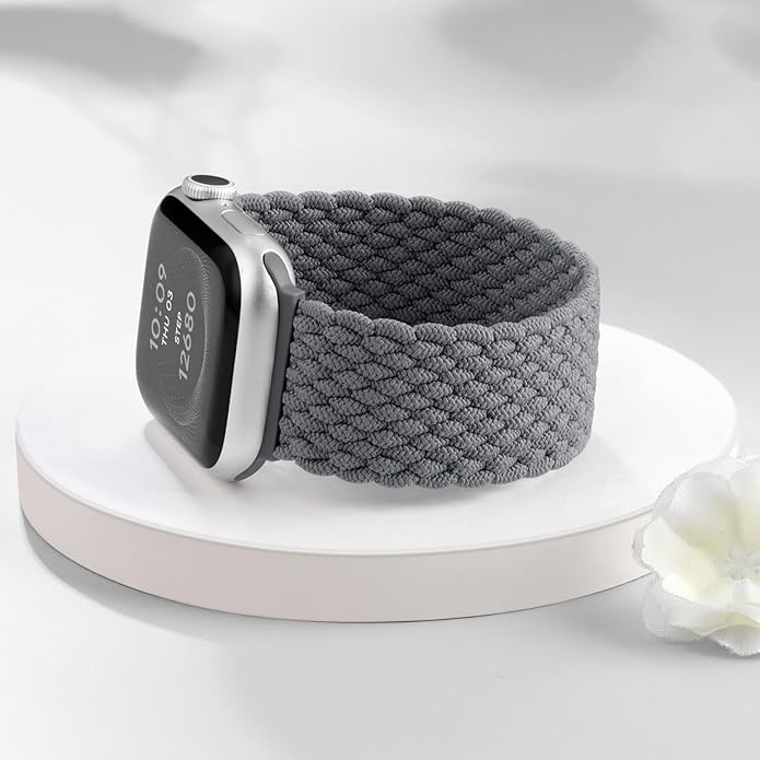Zedoli Braided Solo Loop Bands Compatible with Apple Watch Band 38mm 40mm 41mm 42mm 44mm 45mm 46mm 49mm Women Men, Stretchy Nylon Sport Elastic Strap for iWatch Series 11 10 9 8 7 6 5 4 3 2 1 SE Ultra - Image 4