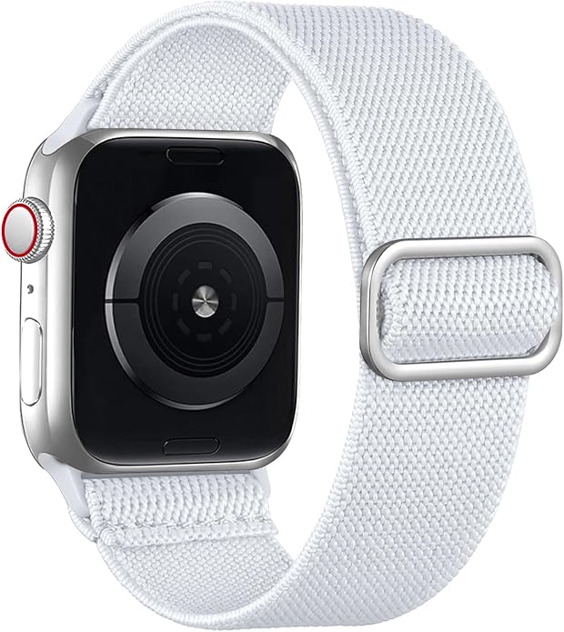 Lerobo Braided Band Compatible with Apple Watch Series 11 10 9 8 7 46mm 45mm 41mm Ultra SE 3 2 1 49mm Series 6 5 4 3 44mm 40mm 38mm 42mm Men iWatch Bands Women Stretchy Nylon Solo Loop Sport Strap by Lerobo