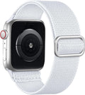 Lerobo Braided Band Compatible with Apple Watch Series 11 10 9 8 7 46mm 45mm 41mm Ultra SE 3 2 1 49mm Series 6 5 4 3 44mm 40mm 38mm 42mm Men iWatch Bands Women Stretchy Nylon Solo Loop Sport Strap by Lerobo