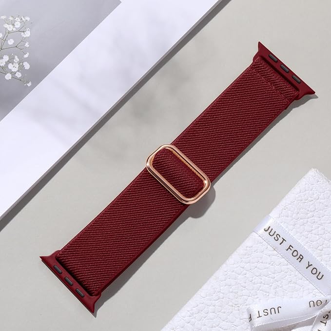 1 Pack Stretchy Solo Loop Compatible with Apple Watch Band 40mm 38mm 41mm 44mm 45mm 46mm 49mm 42mm Women Men, Soft Nylon Elastic Braided Strap for iWatch Series 11/10/9/8/7/6/5/4/3/2/1/SE/Ultra - Image 7