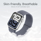 Braided Stretchy Band Compatible with Apple Watch 40mm 41mm 42mm 38mm 44mm 45mm 46mm 49mm Women Men, Breathable Adjustable Nylon Sport Solo Loop Strap for iWatch Series 11 10 9 8 7 6 5 4 3 SE/Ultra 2 - Image 6