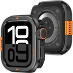 Amizee Metal Case Compatible with Apple Watch Series 11/10 46mm Case with Back Cover, Rugged Protective Bumper Cover for iWatch 46mm, Black by Amizee