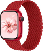 Braided Solo Loop for Apple Watch Band 40mm 42mm 41mm 38mm 44mm 46mm 45mm Ultra/3 2 49mm Men/Women,Stretchy Nylon Sport wristband Strap for iWatch Bands Series 11/10/9/8/7/6 5/4/3/SE 40 44 42 45 46 mm by DMVEIMAL