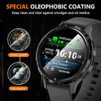 Suoman 2+2 Pack for Garmin Venu 3S 41mm Screen Protector, Charger Port+ [Anti Scratch] Full Coverage High Definition PMMA Soft Protective Film Smartwatch - Image 4