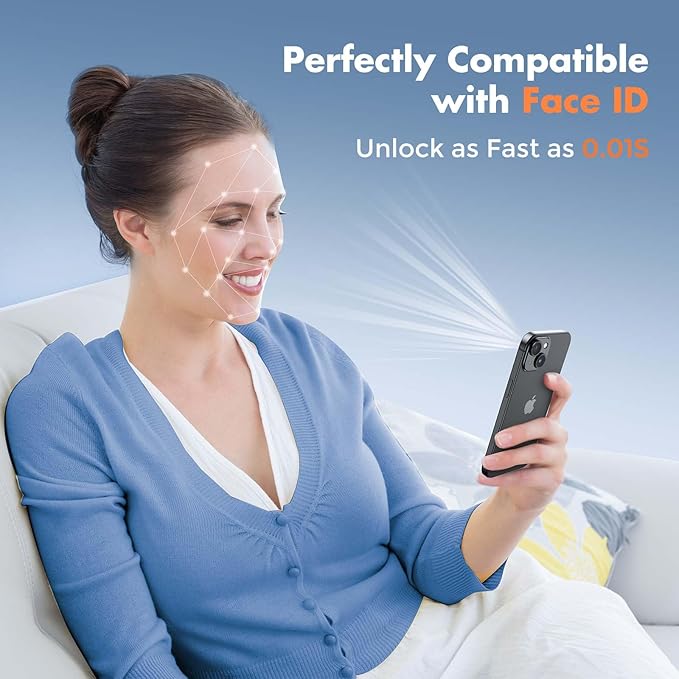 UNBREAKcable 3-Pack Screen Protector for iPhone 15, Double Shatterproof Tempered Glass [Easy Installation Frame] [99.99% HD Clear] [9H Hardness] [Full Coverage] [Case Friendly] for Apple 15 6.1 inch - Image 9