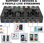sktome Podcast Equipment Bundle for 2, V8s Voice Changer with BM-800 Podcast Microphone Bundle - Studio Condenser Microphone Perfect for Podcasting, Recording, Singing, Streaming and Gaming - Image 7