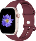 Sport Bands Compatible with Apple Watch 42mm 44mm 45mm 46mm 41mm 38mm 40mm 49mm for Women Men, Soft Silicone Strap for iWatch Wristband Series Ultra SE 11 10 9 8 7 6 5 4 3 2 1 by Cindgress