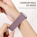 Zedoli Braided Solo Loop Bands Compatible with Apple Watch Band 38mm 40mm 41mm 42mm 44mm 45mm 46mm 49mm Women Men, Stretchy Nylon Sport Elastic Strap for iWatch Series 11 10 9 8 7 6 5 4 3 2 1 SE Ultra - Image 3