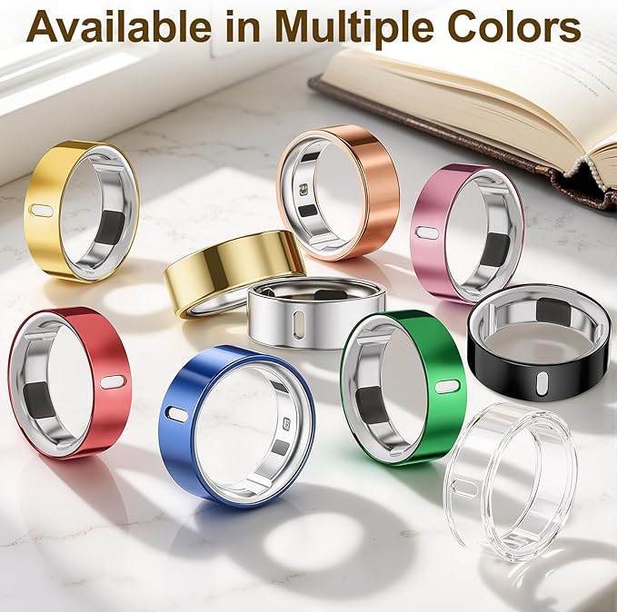 4 Pack Upgraded Ring Covers Compatible with Oura Ring Gen 4/Gen 3, TPU Anti-Scratch Protector Accessories for Oura Ring Cover Jacket for Women Men, Size 12 (Not for Oura Ring 4 Ceramic) - Image 7