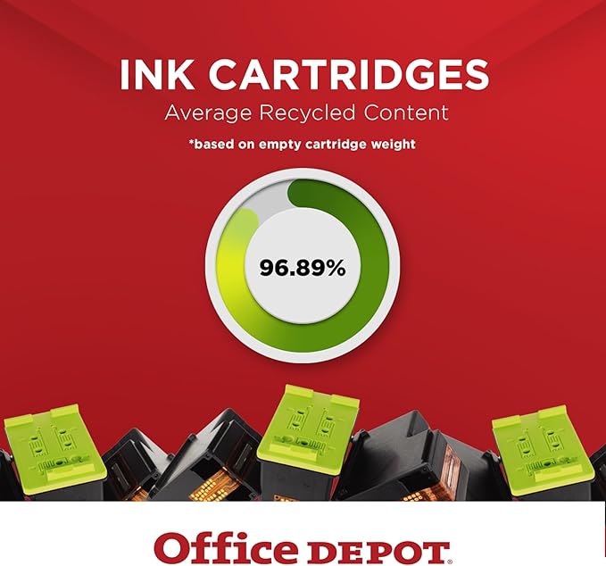 Office Depot® Remanufactured Black and Tri-Color High-Yield Ink Cartridge Replacement for HP 63XL, 63, Pack of 2, OD63XL - Image 4