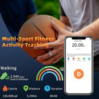 Smart Ring Health Ring - Smart Rings for Women Men, Fitness Tracker Ring with LED Display Screen, Sleep Tracker Ring Compatible with iOS/Android Activity Tracker/Heart Rate/SpO2/Sleep/Step - Image 4
