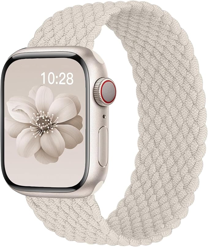 Braided Solo Loop for Apple Watch Band 40mm 42mm 41mm 38mm 44mm 46mm 45mm Ultra/3 2 49mm Men/Women,Stretchy Nylon Sport wristband Strap for iWatch Bands Series 11/10/9/8/7/6 5/4/3/SE 40 44 42 45 46 mm by DMVEIMAL