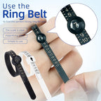 Ring Sizer Measuring Tool Kit Ring Sizing Kit Metal Ring Measurer and Ring Sizers US Ring Size Gauge 0-13 with Half Size for Womens Mens Finger Sizing 2 PCS Reusable Size Tape 1-17 - Image 6