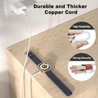 Charger for Apple Watch with USB C Fast Charger Block,Upgraded USB C Fast iPhone Watch Charger [MFi Certified] 6FT Magnetic Charging Cable for iWatch Series SE/9/8/7/6/5/4/3/2/1 - Image 3
