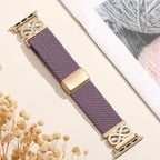 Dirrelo Braided Magnetic Stretchy Nylon Band Compatible for Apple Watch Bands Women 40/41/38/42/44/45/46/49mm, Designer Dressy Infinity Elastic Strap for iWatch Series 11 10 9 8 7 6 5 4 SE/Ultra 3 2 1 - Image 6
