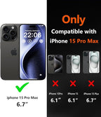 Diverbox for iPhone 15 pro max case - [Compatible with MagSafe] [with Screen Protector ] [Shockproof] [Dropproof] Heavy Duty Protection Phone Case for iPhone 15 pro max (Teal) - Image 2