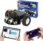 ACEBOTT Robotics for Kids Ages 8–12 12-16, Smart Robot Car Kit Compatible with BBC Micro:bit V2,STEM Toys Coding Robot Kit Compatible with LEGO,Gift for Kids and Teens(Included Micro:Bit) by ACEBOTT