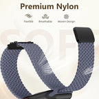 Braided Stretchy Bands Compatible with Apple Watch Bands 40mm 44mm 38mm 41mm 42mm 45mm 46mm 49mm Women Men, Soft Nylon Sport Strap with Magnetic Clasp for iWatch Series 11 10 9 8 SE 7 6 5 4 3 2 Ultra - Image 3