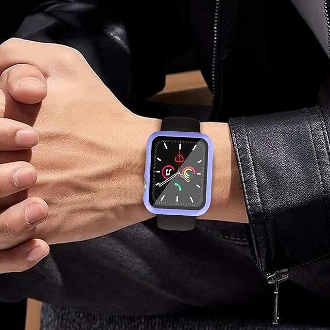 Hard Case for Apple Watch Series Series 3/2/1 42mm [Full Protection], Built-in Screen Protector [Touch Sensitive] Slim Bumper Cover for iWatch S3/S2/S1 Accessories 42mm, Lilac - Image 6