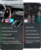 LC-dolida Wireless CarPlay Adapter for Apple -Convert Wired to Wireless Adapter Dongle Cars, Plug and Play for iOS 10+&Cars 2017 - Image 6